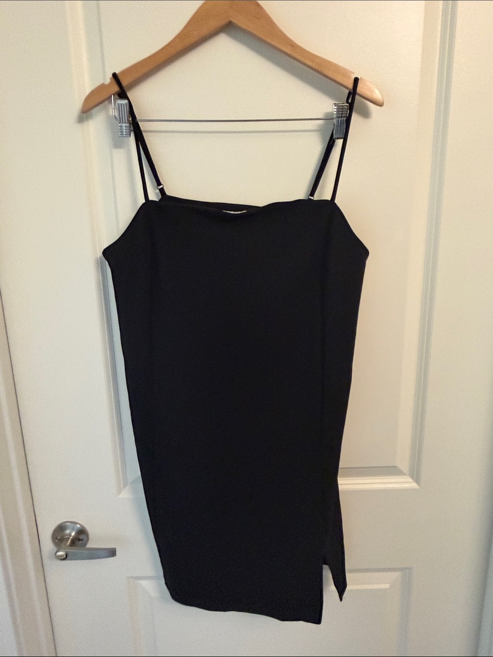 H&M Black Spaghetti Strap Camisole Dress